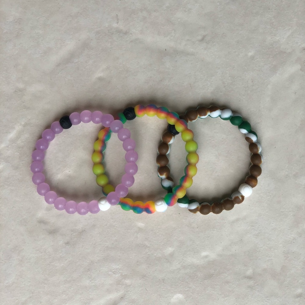LOKAI -  Bracelets in Set: rainbow, pink, camo